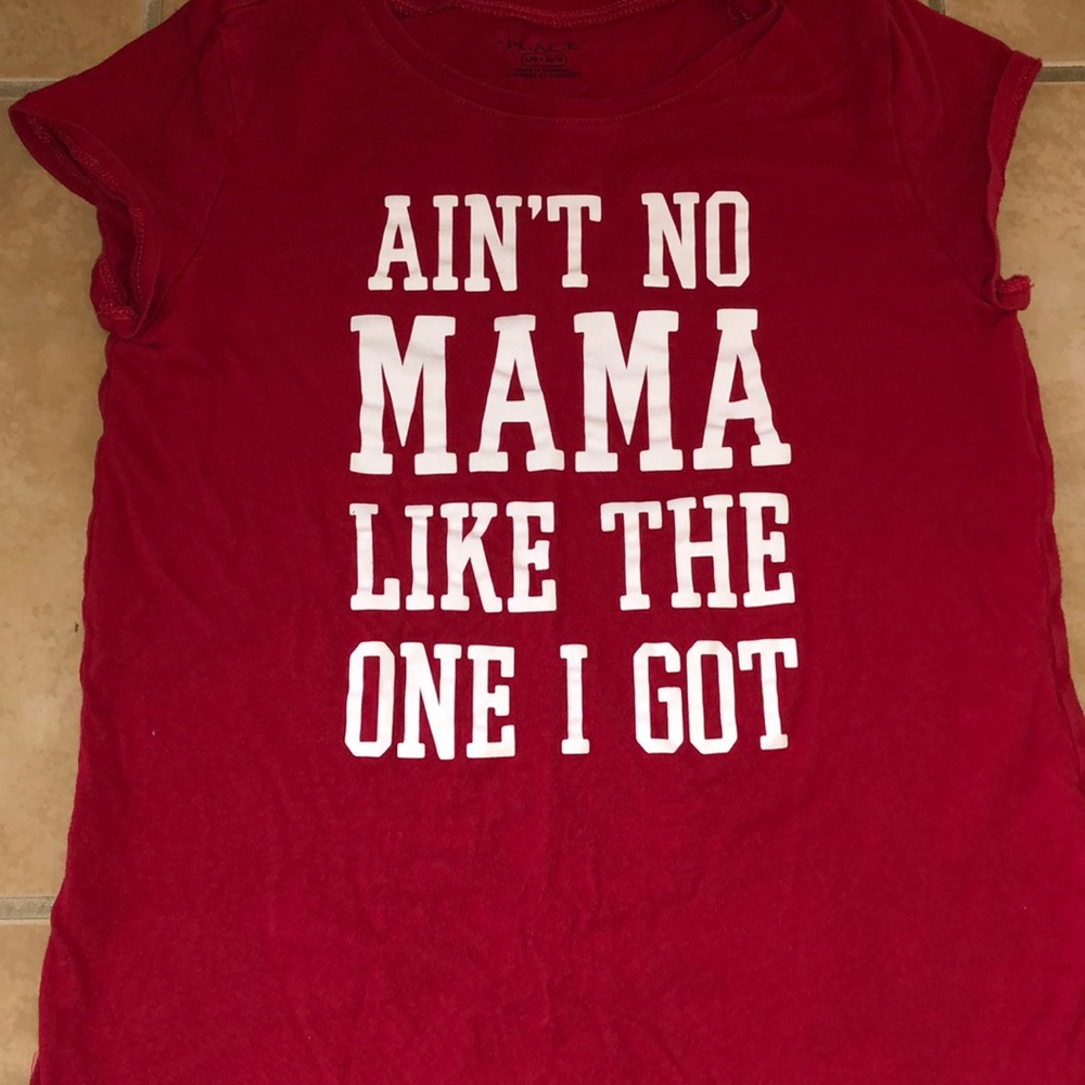 GIRLS - PLACE Red T- Shirt -  Size Large 10-12